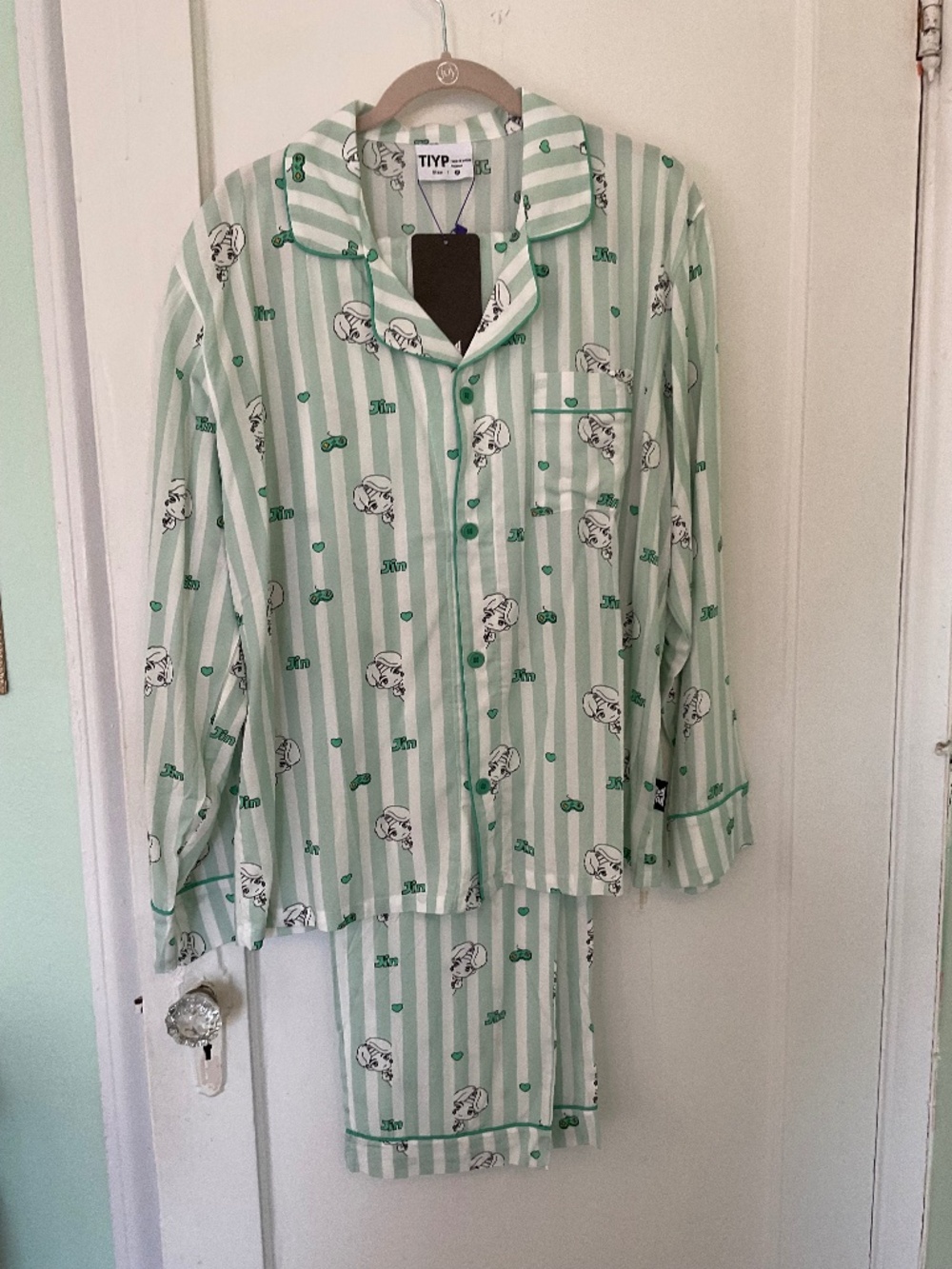 BTS Jin Tinytan pajama set - Size 2